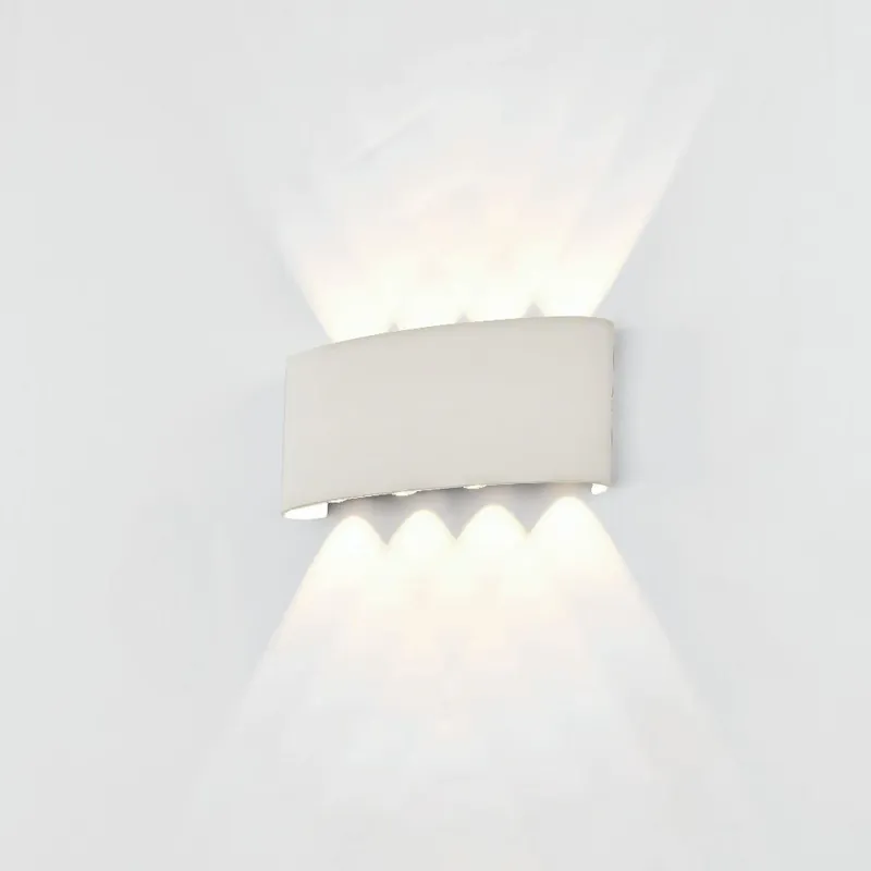 APLIQUE EXTERIOR LED 8W  ARCS ARENA BLANCO Devolución Gratuita