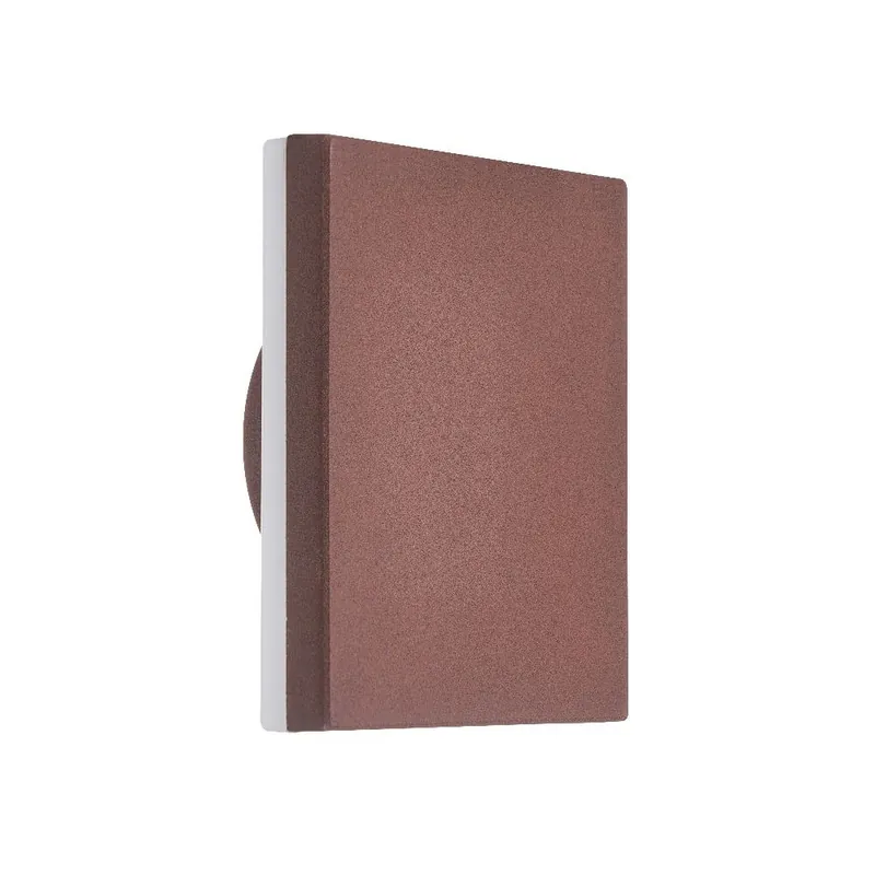 Súper Precio APLIQUE EXTERIOR LED BORA CUADRADO CORTEN