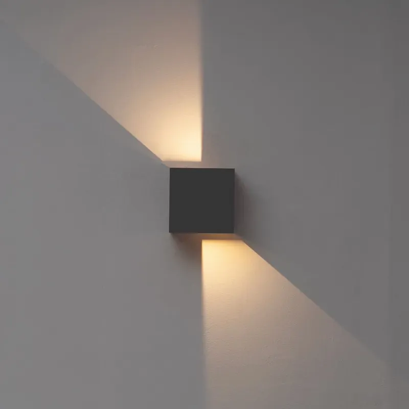 APLIQUE EXTERIOR LED 20W 4000K NEGRO ARENA DAVOS XL Devolución Gratuita