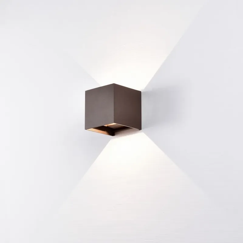 APLIQUE EXTERIOR LED 12W 4000K CORTEN DAVOS Últimas Unidades