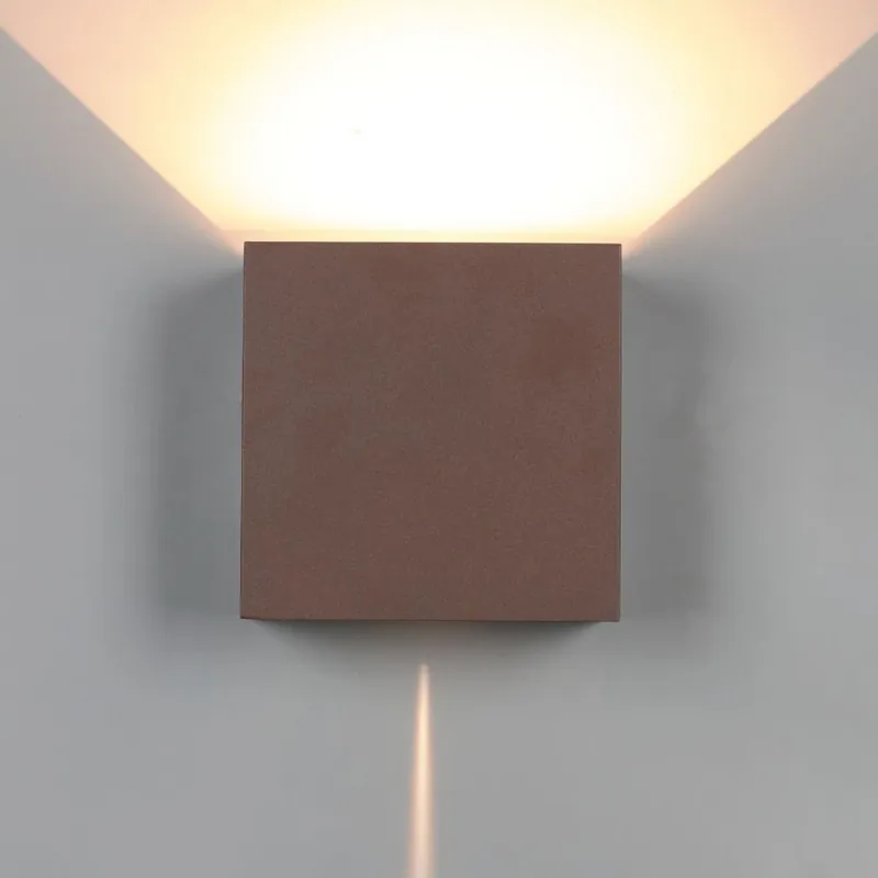 APLIQUE EXTERIOR LED DAVOS XL OXIDO CORTEN Oferta De Temporada