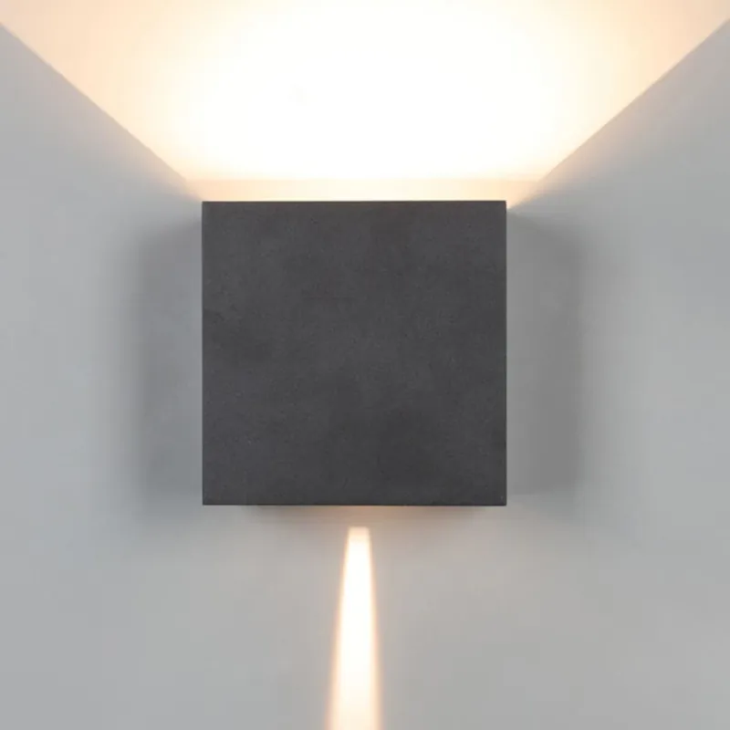 APLIQUE EXTERIOR LED DAVOS XL NEGRO Solo Hoy