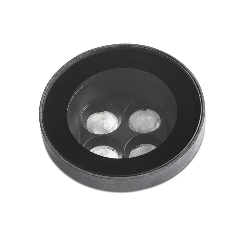 TRAS EMPOTRABLE NEGRO FIJO LED 4W 3000K 13° Marca Reconocida