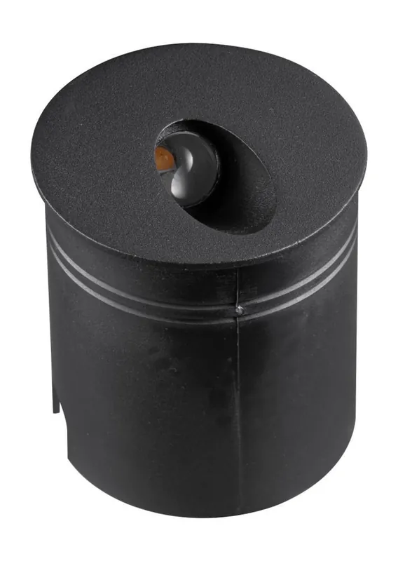 Auténtico EMPOTRABLE PARED ASPEN REDONDO 3W NEGRO