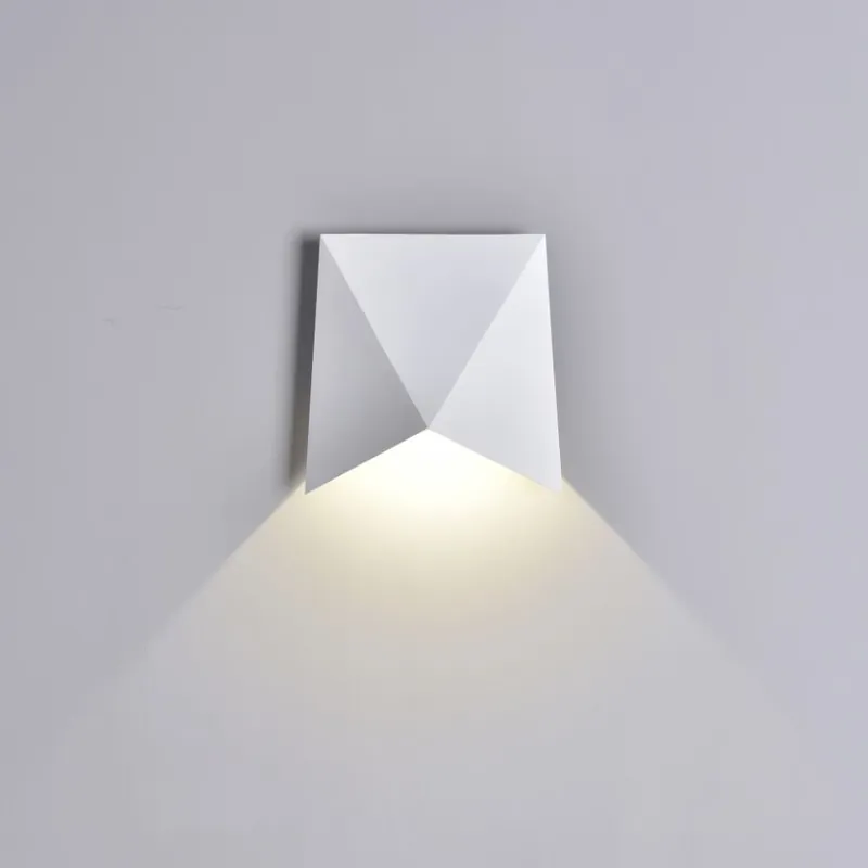 APLIQUE EXTERIOR LED TRIAX BLANCO Hecho A Mano