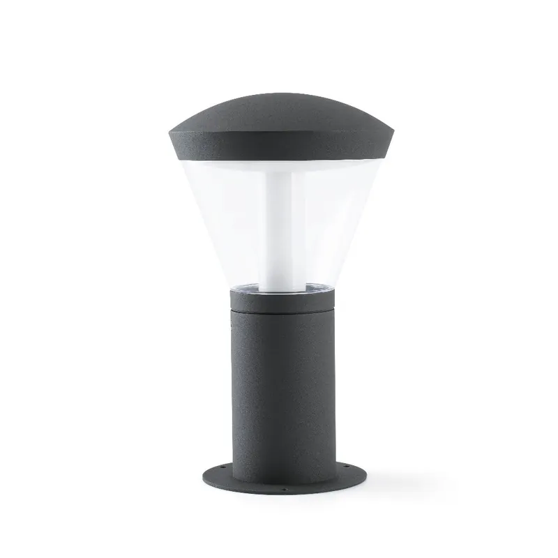 SHELBY BALIZA GRIS OSCURO LED 10W 3000K H325MM Envío Inmediato