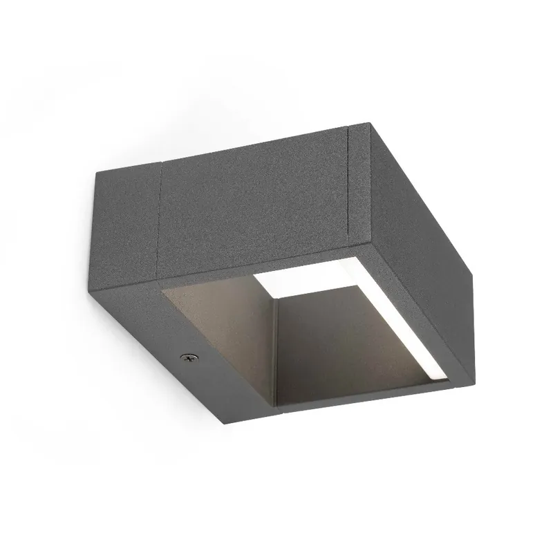 ALP APLIQUE GRIS OSCURO SMD LED 8W 3000K Económico