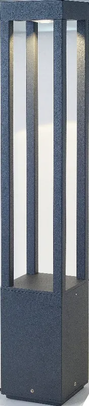 AGRA BALIZA GRIS OSCURO LED 10W 3000K H650 Más Vendido
