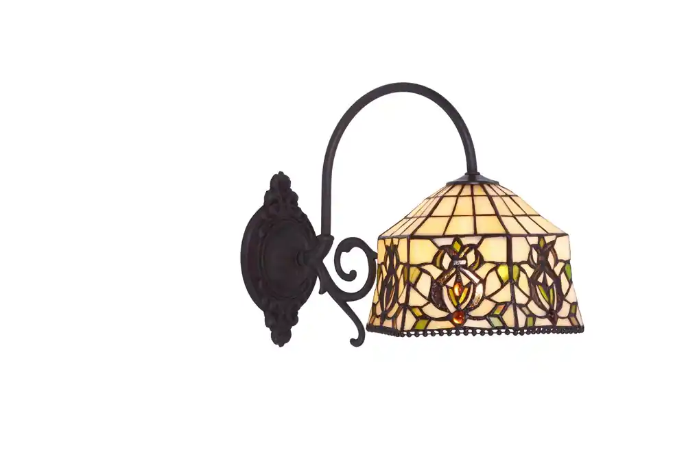 APLIQUE 1L  SERIE HEXA 2427A1  TIFFANY Y LUZ Stock Limitado