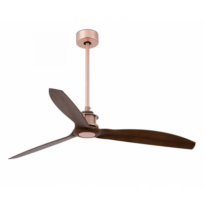 Ventilador de techo Just Fan DC madera + cobre - Faro Novedad
