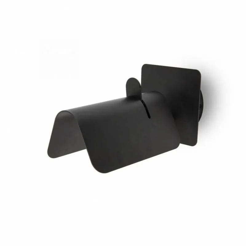 Aplique de pared Smile 1L E27 negro - Faro Popular