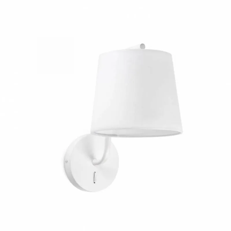 Aplique de pared Berni 1L E27 blanco - Faro Edición Limitada