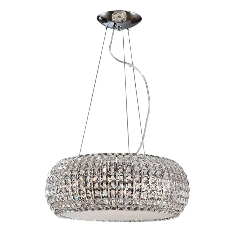 Artesanal Lámpara colgante Diamond 54cm cristal - Schuller