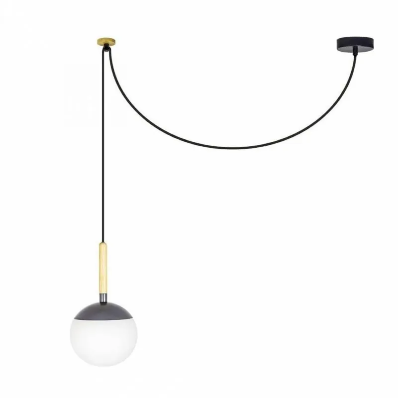 Promoción Exclusiva Lámpara colgante Mine 1L E27 LED gris - Faro