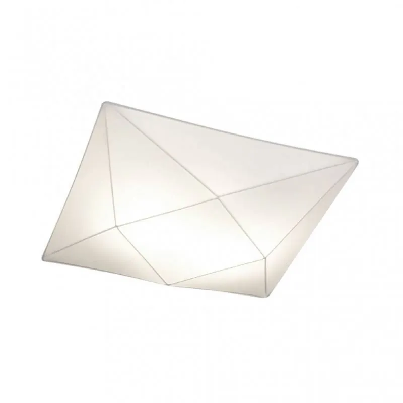 Stock Limitado Lampara de techo Polaris 4L E27 LED 58cm tela blanca - Ole