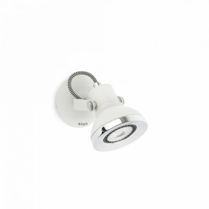 Aplique de pared Ring 1L GU10 LED blanco - Faro Súper Precio