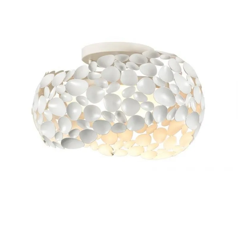 Rebajas Plafón de techo Narisa 47cm 5L G9 LED metal blanco - Schuller