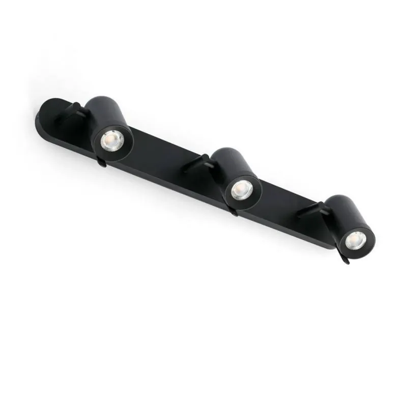 Regleta de focos Orleans 3L GU10 metal - Faro Profesional
