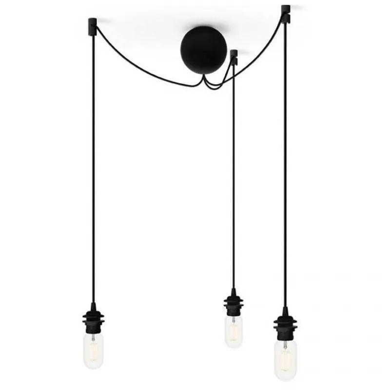 Auténtico Cannonball base + 3L E27 negro - Umage