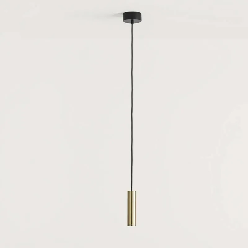 Última Versión Lámpara colgante Maru LED 3w negro + oro - Aromas