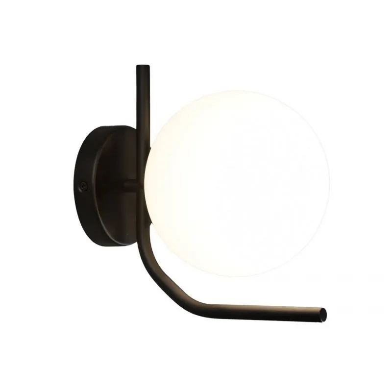 Aplique de pared Maui 1L E27 oro o negro cristal - ACB Exclusivo