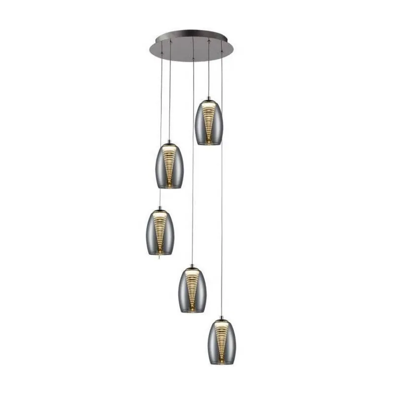 Venta Final Lámpara colgante Nebula 5L LED cristal - Schuller