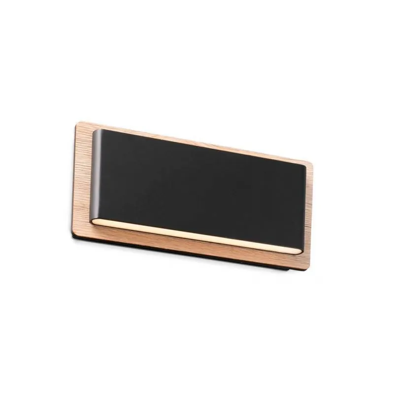 Aplique de pared Mood 6w LED aluminio y madera - Faro Precio Reducido