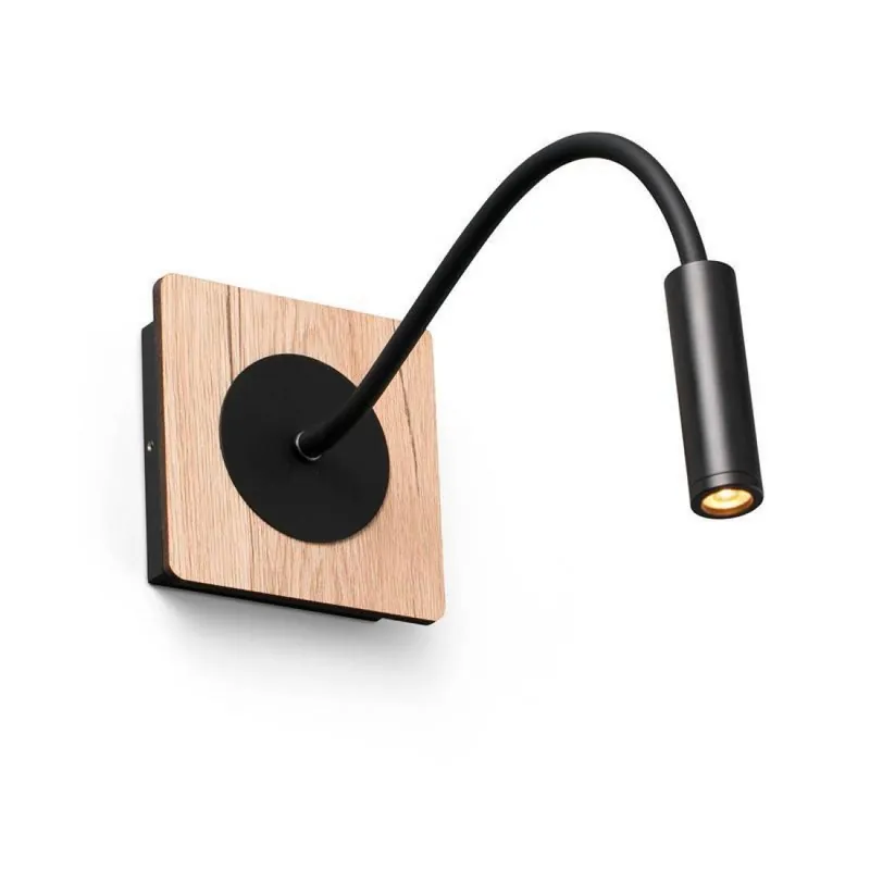 Aplique de pared Mood 2w lectura madera - Faro Edición Limitada