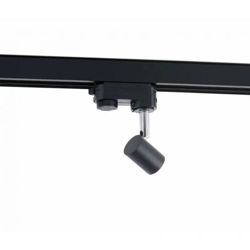 Profesional Foco de carril Plot GU10 trifásico metal negro - Faro