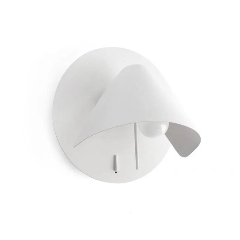 Últimas Unidades Aplique de pared Noon 1L E27 blanco - Faro