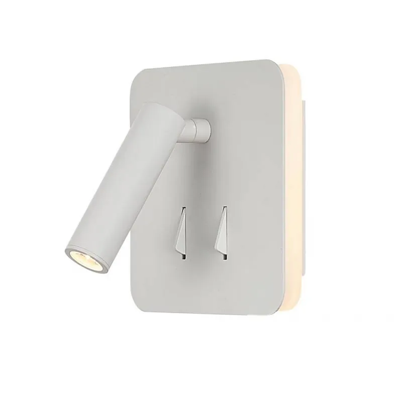 Venta Final Aplique de pared Cayman LED 3+6w 3000k cuadrado - Mantra