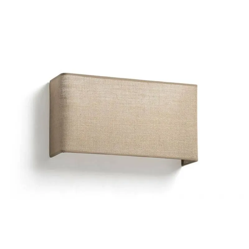 Aplique de pared Otton RCT 2L E27 Yute - Faro Última Versión