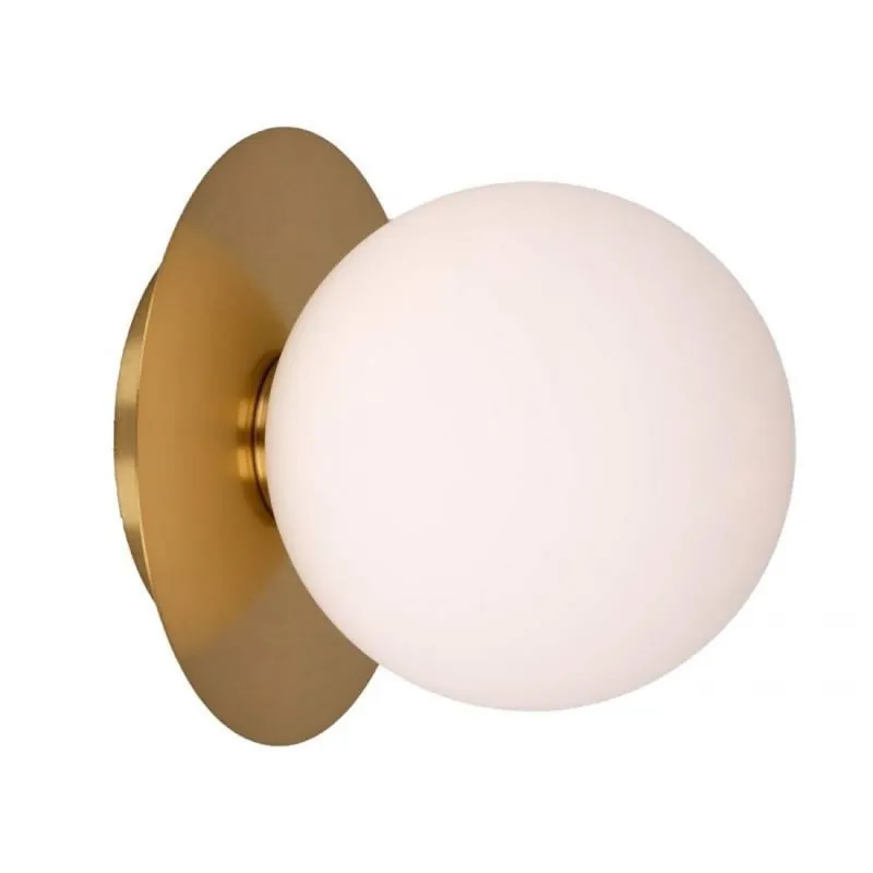 Artesanal Aplique de pared Musa G9 LED bronce - Sulion