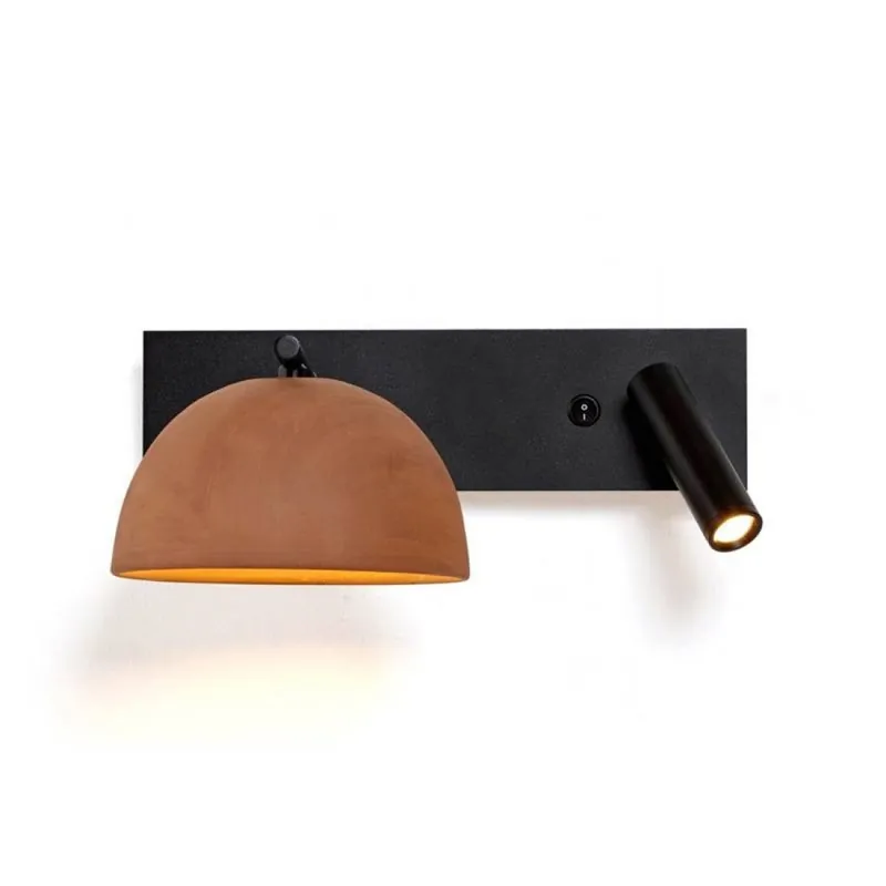 Última Oportunidad Aplique de pared Absis LED cerámica + lector - Luxcambra