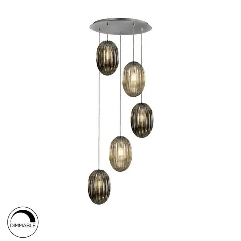 Stock Limitado Lámpara colgante Ovila 5L E27 LED dimmable - Schuller