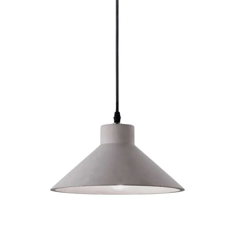 Última Oportunidad Lámpara colgante Oil SP6 E27 cemento - Ideal Lux