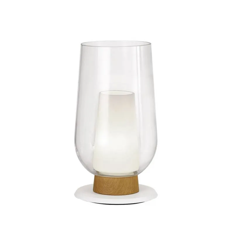 Promoción Lámpara de mesa Nora E27 Ø18cm LED - Mantra