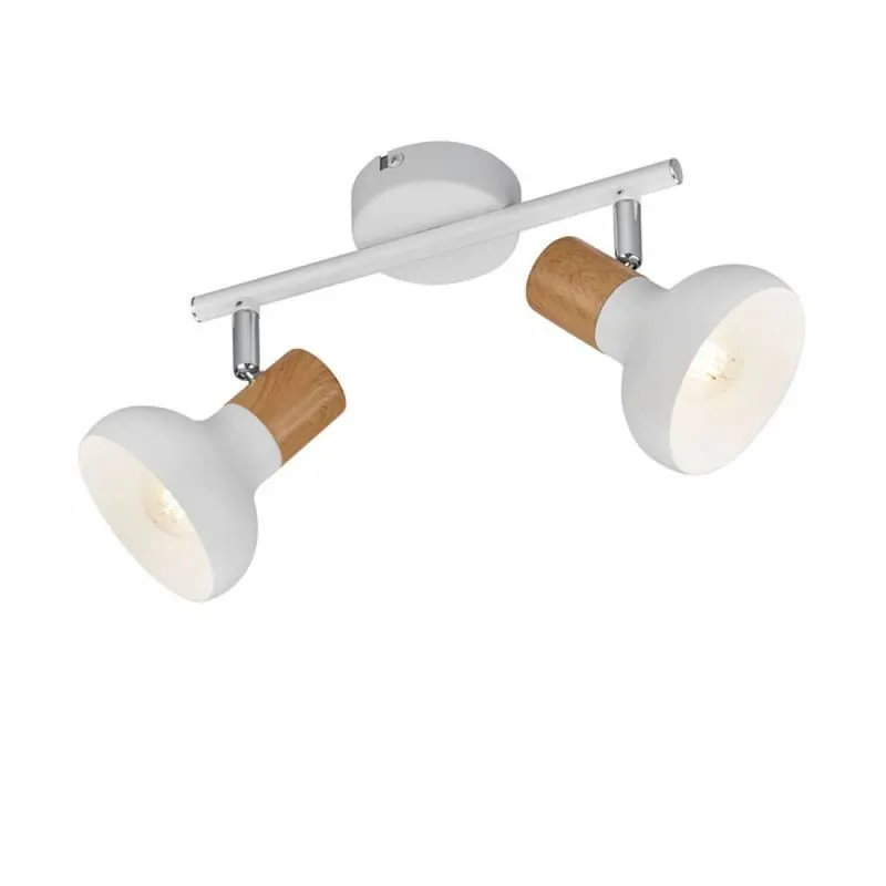 Regleta de focos Latika 2L E14 LED blanco - Trio Solo Por Tiempo Limitado