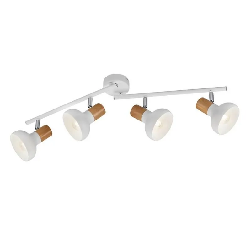 Regleta de focos Latika 4L E14 LED blanco - Trio Novedad