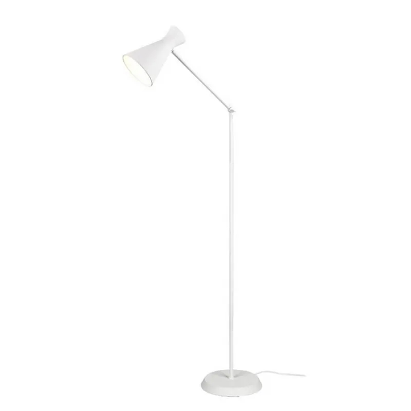 Auténtico Lámpara de pie Enzo 1L E27 LED blanco - Trio