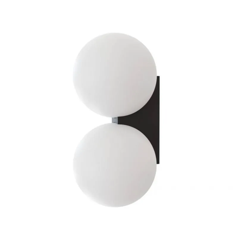 Aplique de pared Obi 2L LED G9 IP44 negro/latón/cromo cristal - Sulion Comprar En Línea