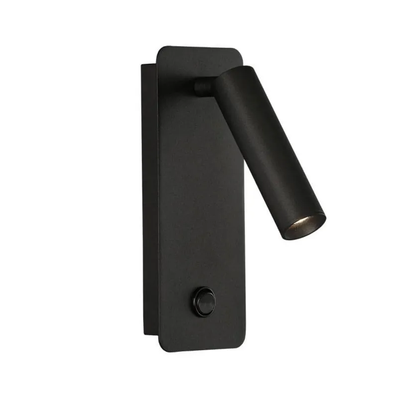 Aplique de pared Aron LED 3w 315lm egro - ACB Solo Por Tiempo Limitado
