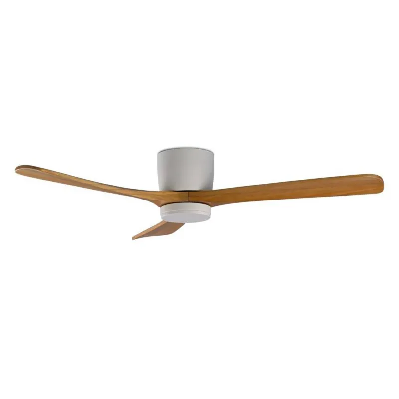 Ventilador de techo Siroco DC Ø132cm LED 22w madera natural - ACB A Buen Precio