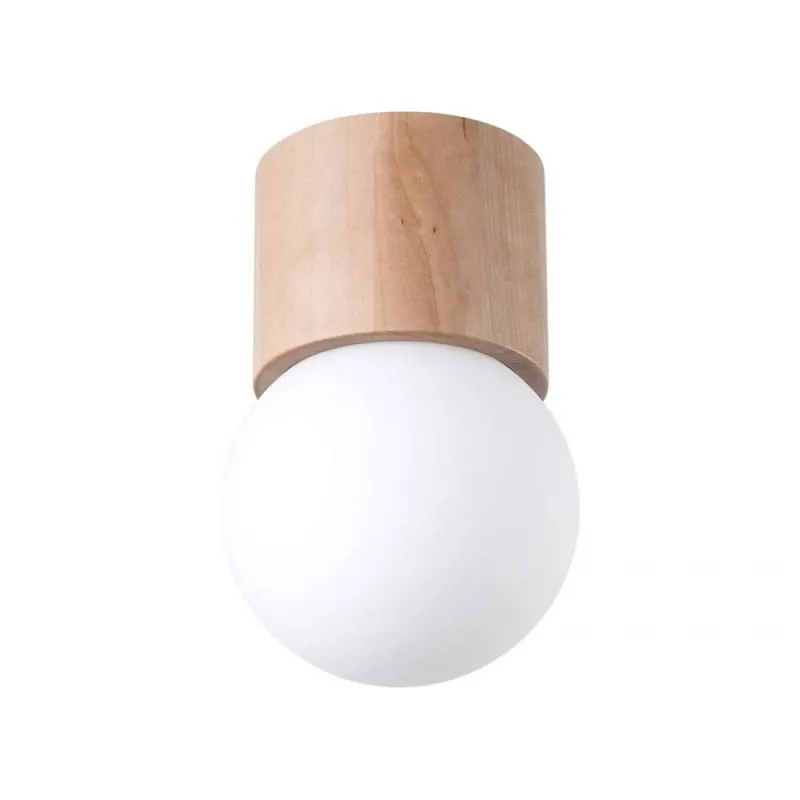 Última Oportunidad Plafón de techo Boomo G9 LED madera - Sollux