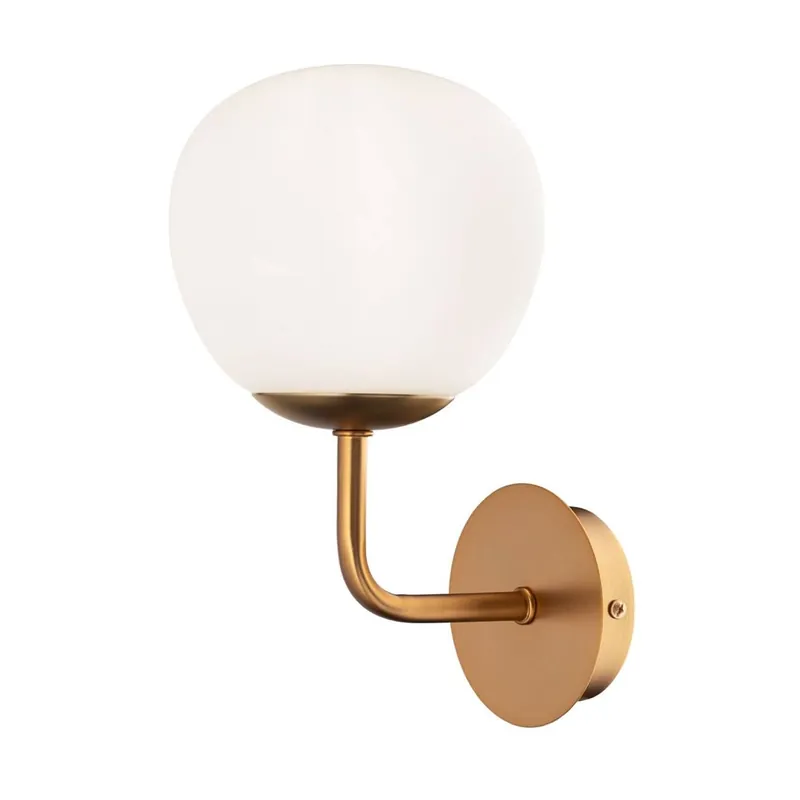 Rebajas Aplique de pared Erich E14 LED latón - Maytoni