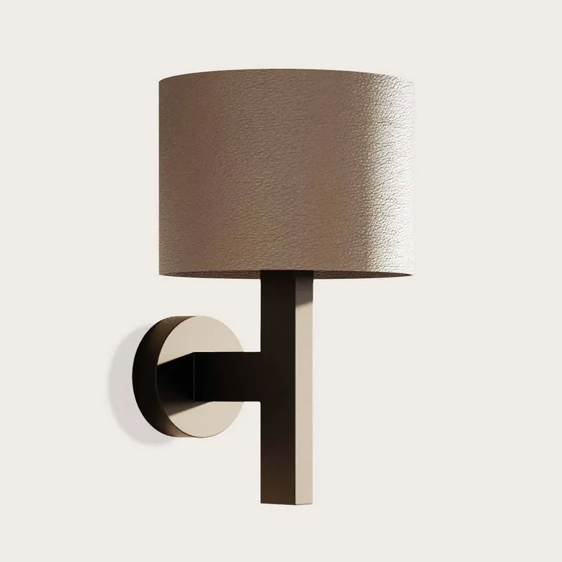 Venta Final Aplique de pared Rems E27 LED cuero - Aromas