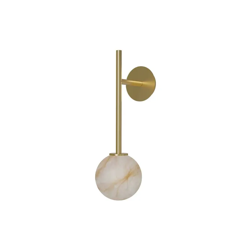 Rebajas Aplique de pared Royal G9 esfera alabastro natural - Robin