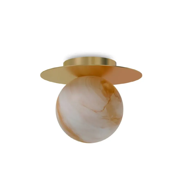 Aplique/Plafón Royal disc G9 esfera alabastro natural - Robin Rebajas
