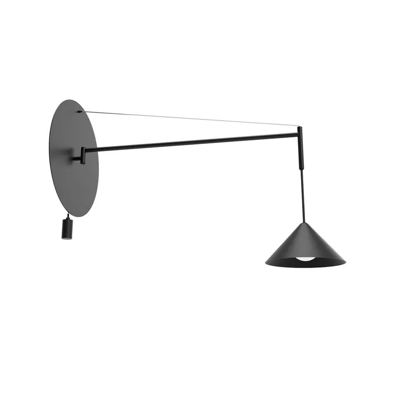 Artesanal Aplique de pared Roma G9 brazo orientable - Robin