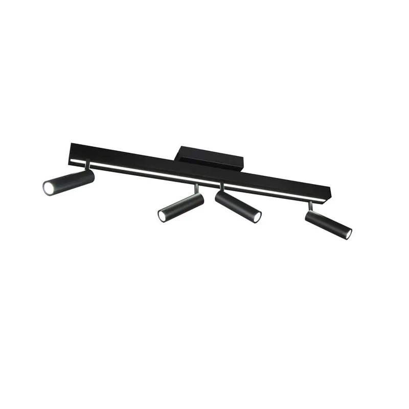 Regleta de focos Zeno 4L LED extensible + mando (2700-6500k) - Trio Popular